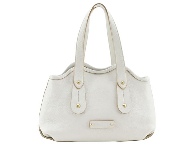 Salvatore Ferragamo Borsa tote in pelle bianca Ferragamo Bianco