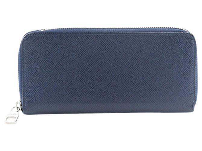 Cartera larga vertical Zippy Taiga azul Louis Vuitton Azul marino