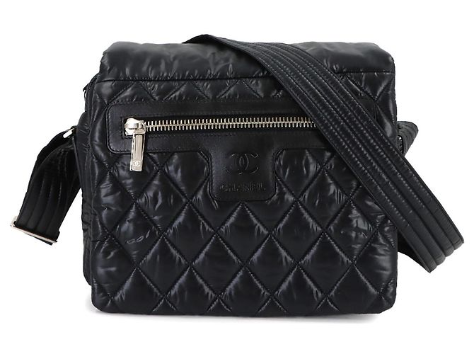 Borsa a spalla piccola Chanel Coco Cocoon Nero