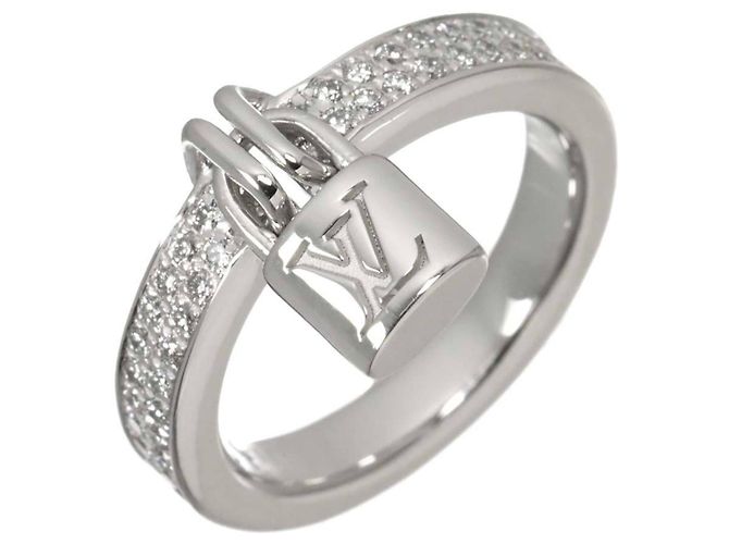Louis Vuitton Lockit Ring aus 18K Weißgold