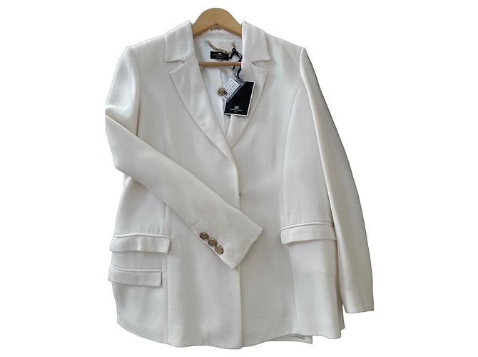 Blazer branco Elisabetta Franchi