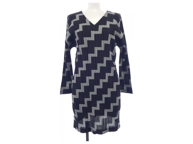 Autre Marque Top PLEATS PLEASE Marrom Preto