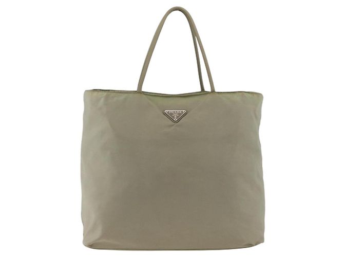 Prada Vintage Tote Tessuto Beige