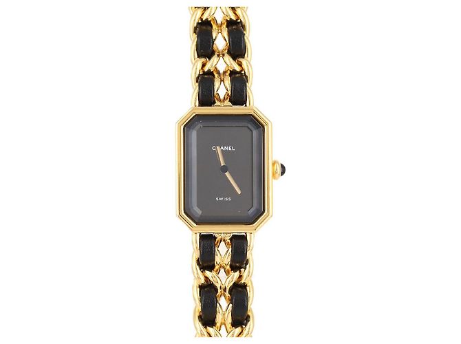 Chanel Premiere Quarz Uhr Schwarz
