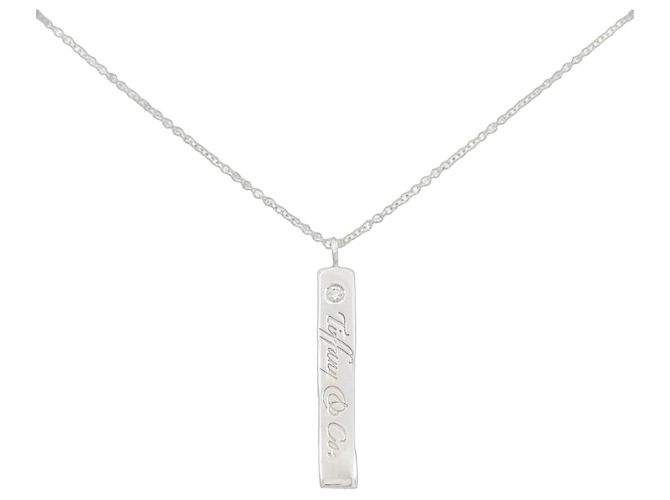 Tiffany & Co Tiffany Notes 925 Silber Diamant Halskette