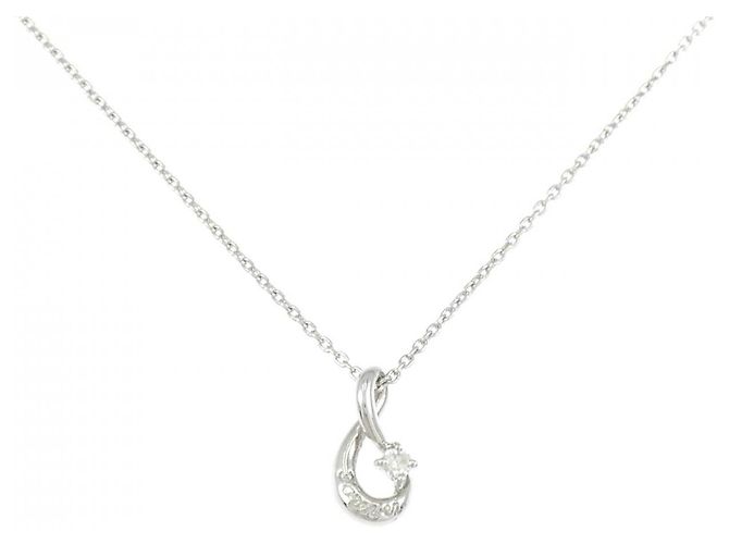 Autre Marque Collana in diamante Pt900 Pt850 Argento