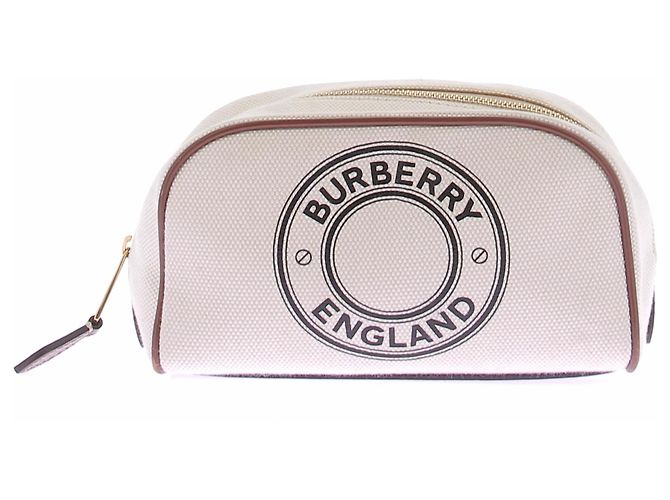 Burberry Estuche de lona Beige