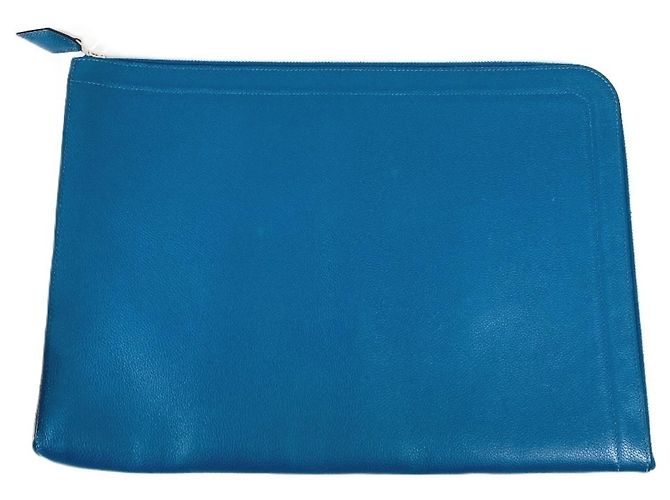 Borsa Clutch Blu Hermès
