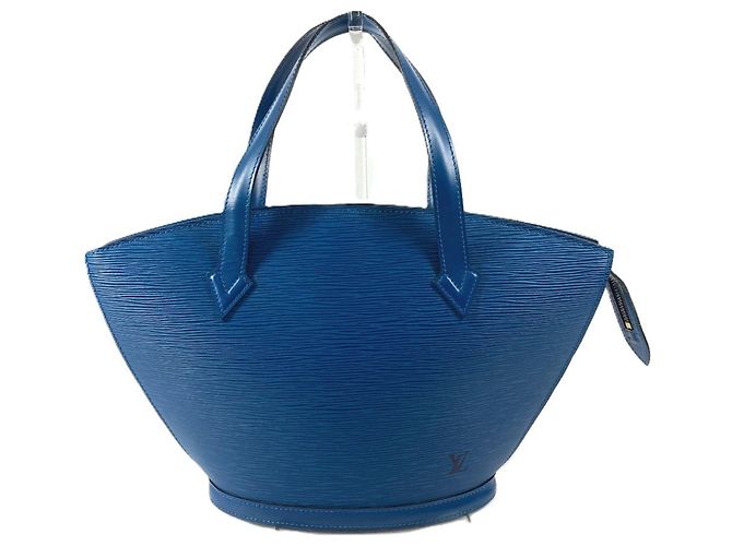 Borsa a spalla Saint Jacques Epi Louis Vuitton Blu