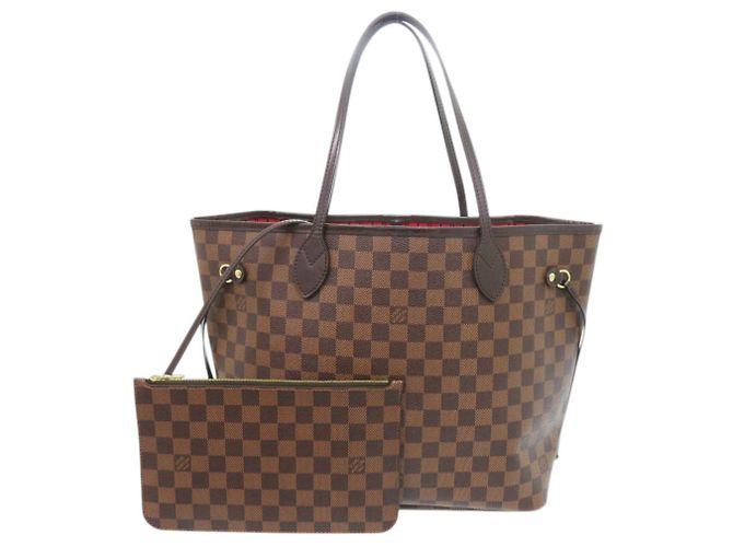Bolsa Louis Vuitton Neverfull MM Fuschia Damier ebene