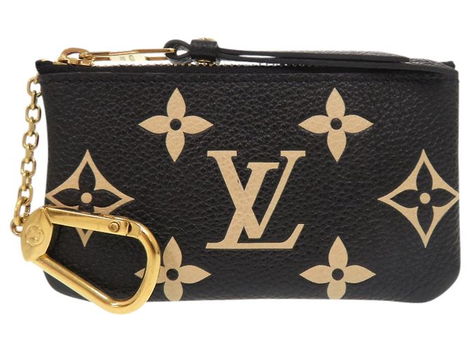 Louis Vuitton Monogram Empreinte Coin Purse Black