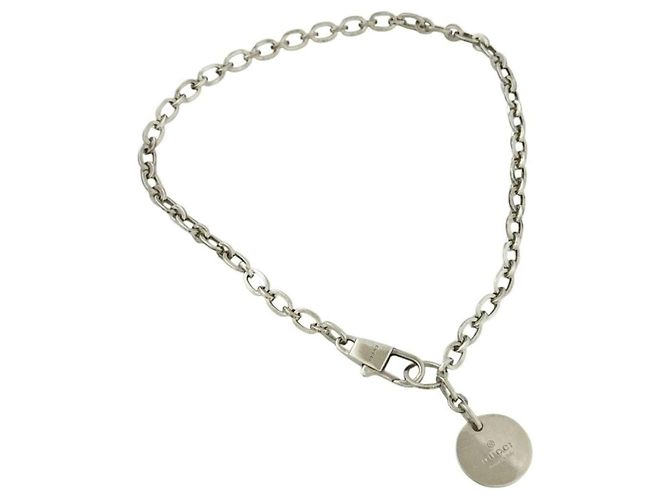 Collar de Péndulo de Plata Esterlina Gucci