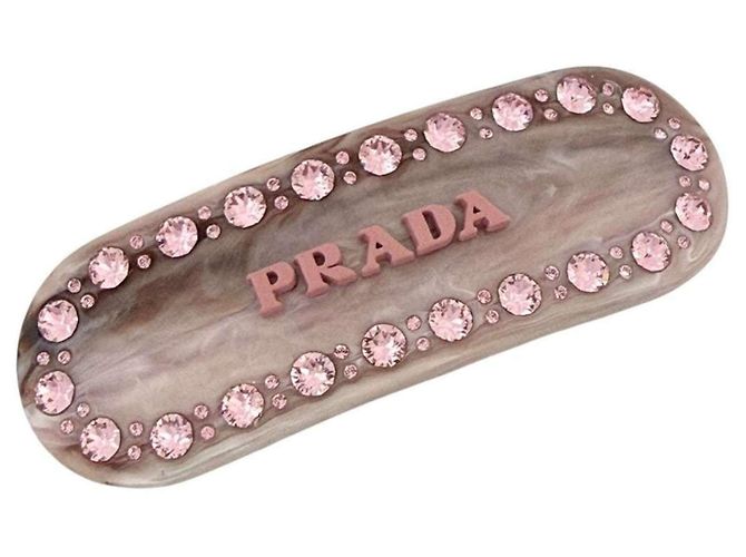 Fermaglio per Capelli Plex da Donna Prada in Rosa