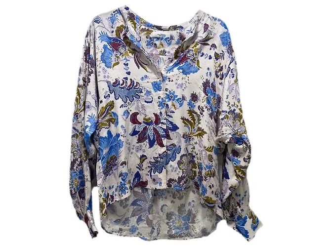 Isabel Marant Etoile Florale Baumwollbluse Mehrfarben