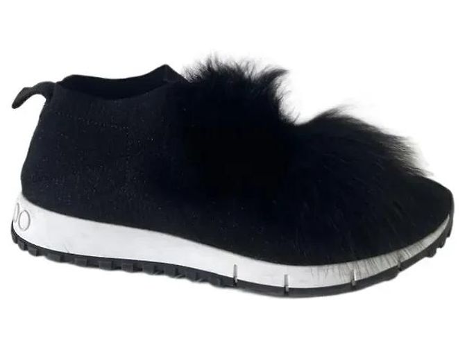 Jimmy Choo Verona Stricktrainer schwarz