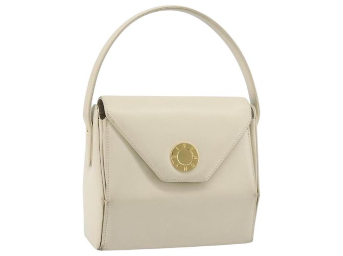 Sac à main GIVENCHY en cuir beige doré Auth YKZ357
