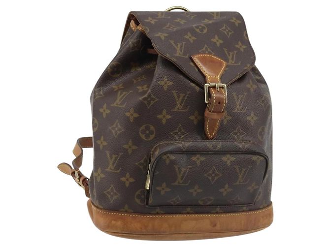 LOUIS VUITTON Monogram Montsouris MM Rucksack M51136 LV Auth BSZ653 Monogramm