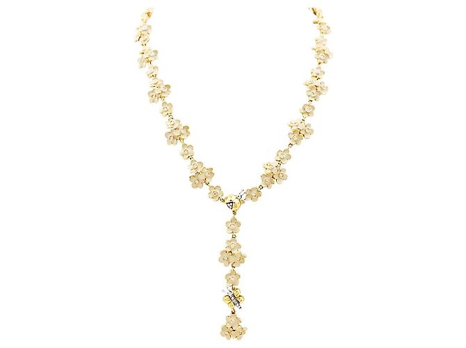 Collar Roberto Coin, esmalte, diamantes.