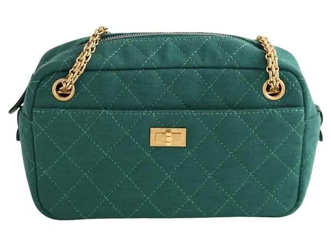 Chanel Borsa a tracolla verde 