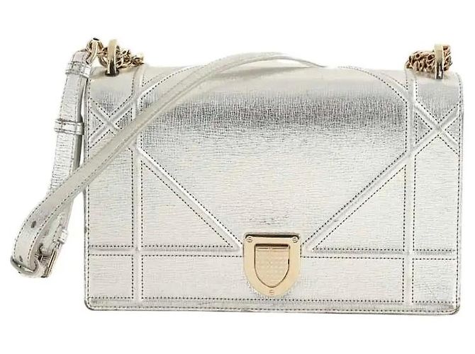 Borsa a tracolla Diorama argento