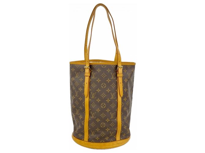 Borsa Tote Bucket GM Monogram Louis Vuitton Marrone