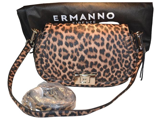 Bolso Ermanno Scervino Estampado Leopardo Multicolor