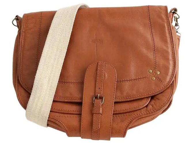 Jerome Dreyfuss Borsa a tracolla camel Cammello