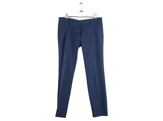 Prada Marineblaue gerade Hose