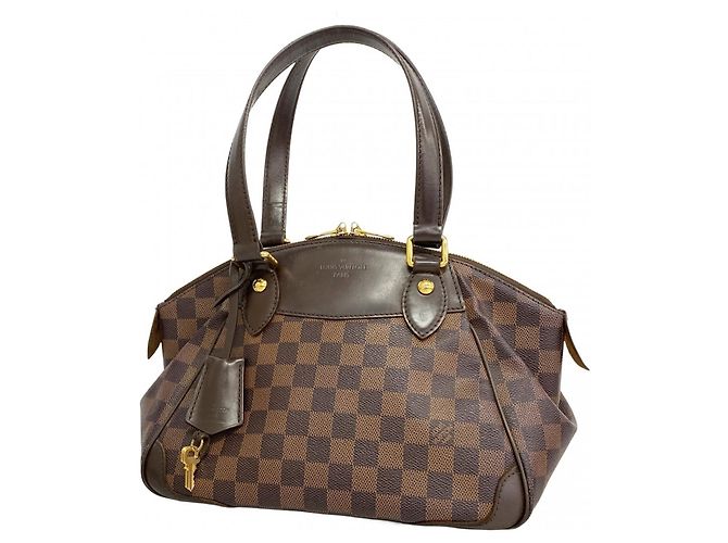 Borsa Louis Vuitton Damier Verona PM Marrone