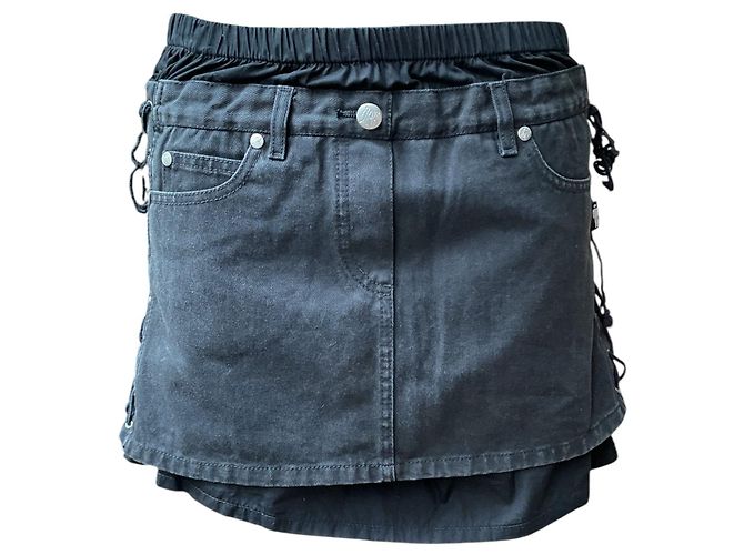 Gonna Mini Nera Jean Paul Gaultier