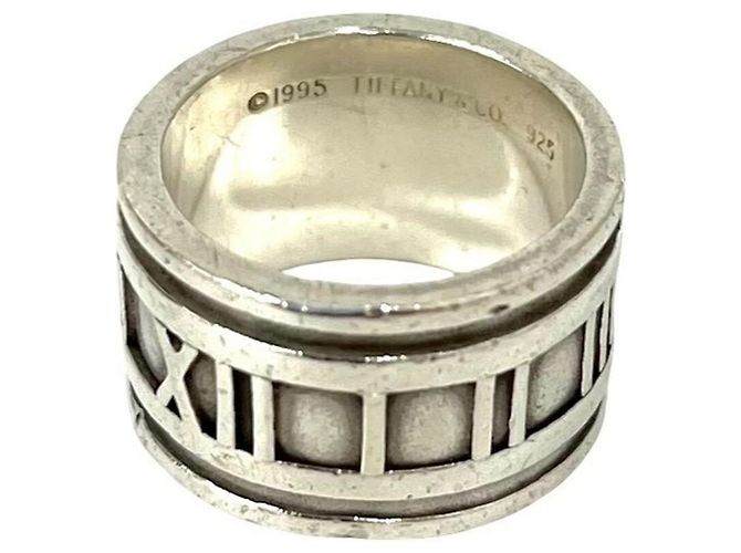 Tiffany & Co Anillo de plata esterlina 925 Tiffany Atlas