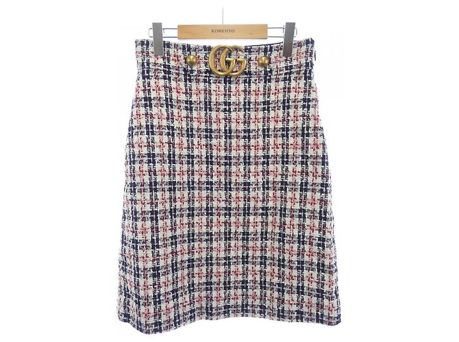 Gucci Rock Weiß Rot Marineblau