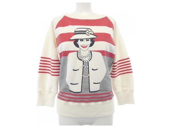 Vintage Sweatshirt Chanel Grau