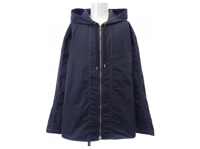 Blouson in nylon Hermès Blu Blu navy