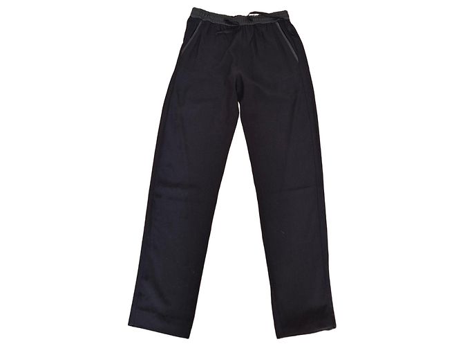 Sandro Schwarze Slim Fit Hose Größe 2 38 M