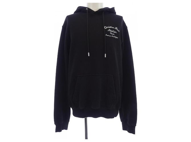 Dior Baumwoll-Kapuzenpullover Schwarz 