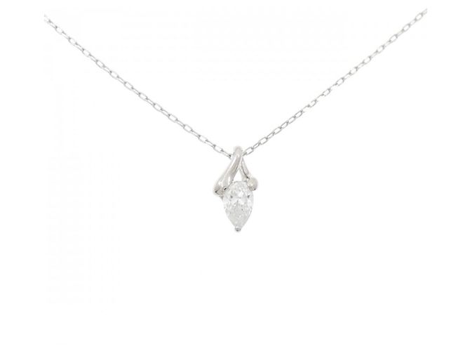 Autre Marque Collar de Diamante Pt900 Pt850 Plata