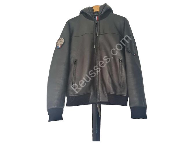 Redskins Stone Air black aviator jacket