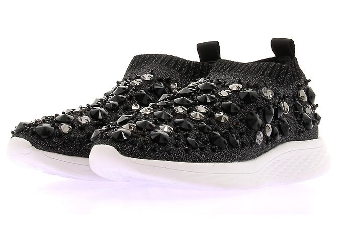Fred Baskets noires à sequins Black