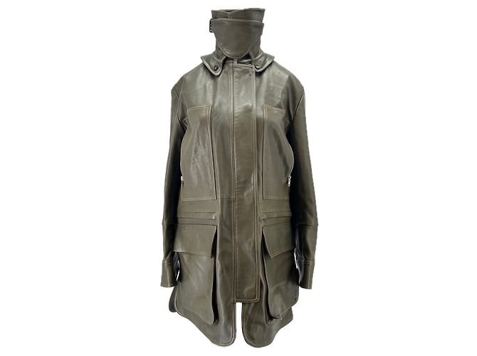 Marc by Marc Jacobs Lederjacke Khaki