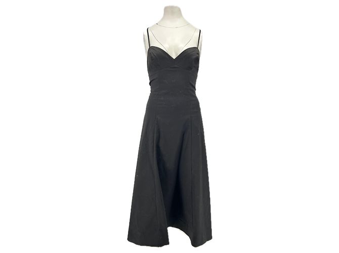 Autre Marque Vestido de algodón negro KHY Talla 6
