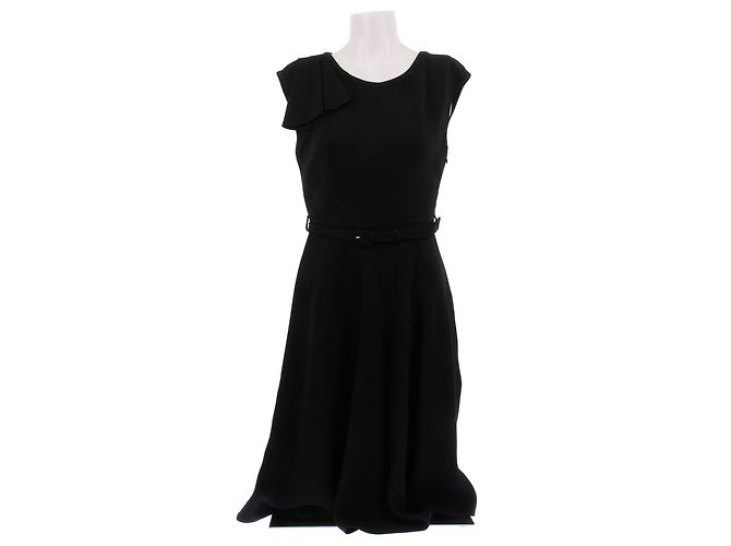 Prada Kleid in Schwarz mit Rüschen