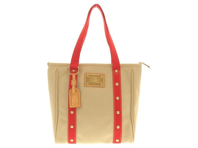 Bolsa Louis Vuitton Antigua Cabas MM Bege