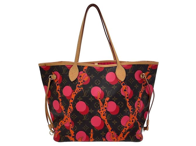 Louis Vuitton Monogram Ramage Neverfull MM Handbag Brown