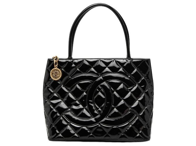 Timeless Chanel Matelassé Coco Mark Reissue Tote Handtasche Schwarz
