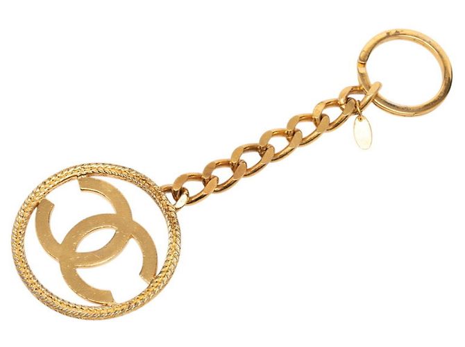 Portachiavi vintage Chanel Coco Mark D'oro