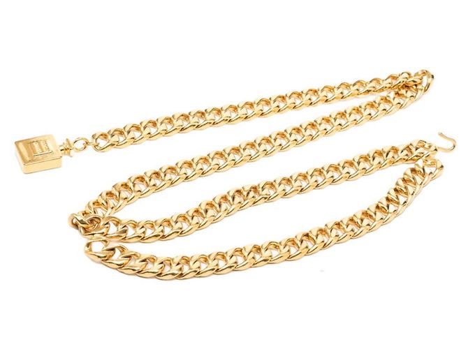 Timeless Chanel Vintage Goldene Kette Gürtel