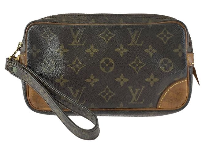 Pochette Monogram Louis Vuitton Marron