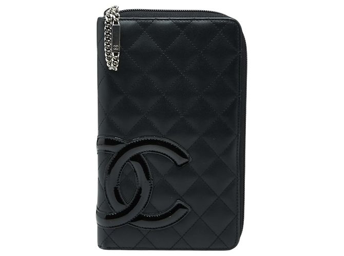 Cartera Larga Línea Cambon de Chanel Negro