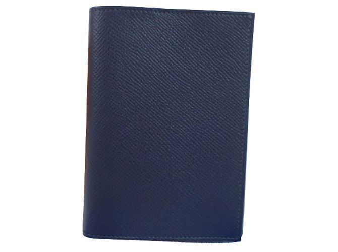 Hermès Hermes Agenda GM Notebook Cover Brown Navy blue